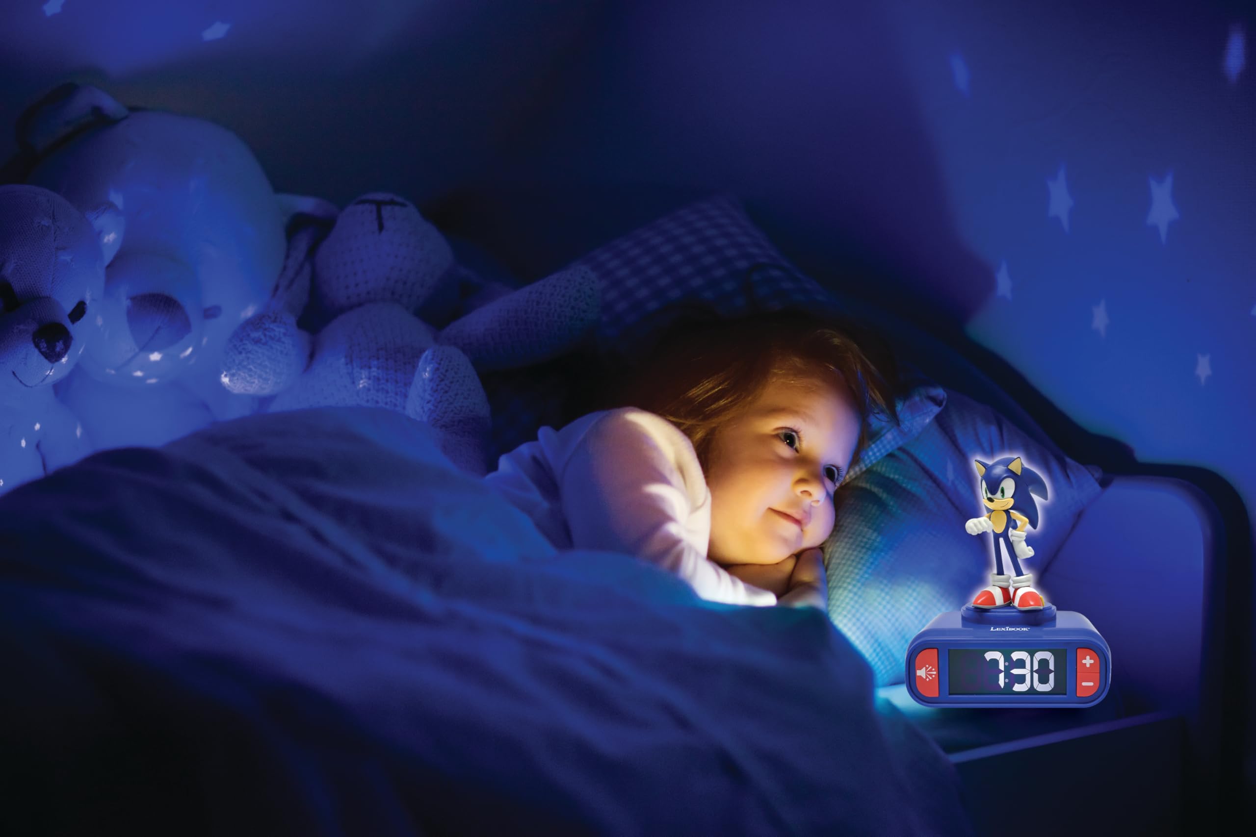 Lexibook Sonic RL800SN sveglia luce notturna blu