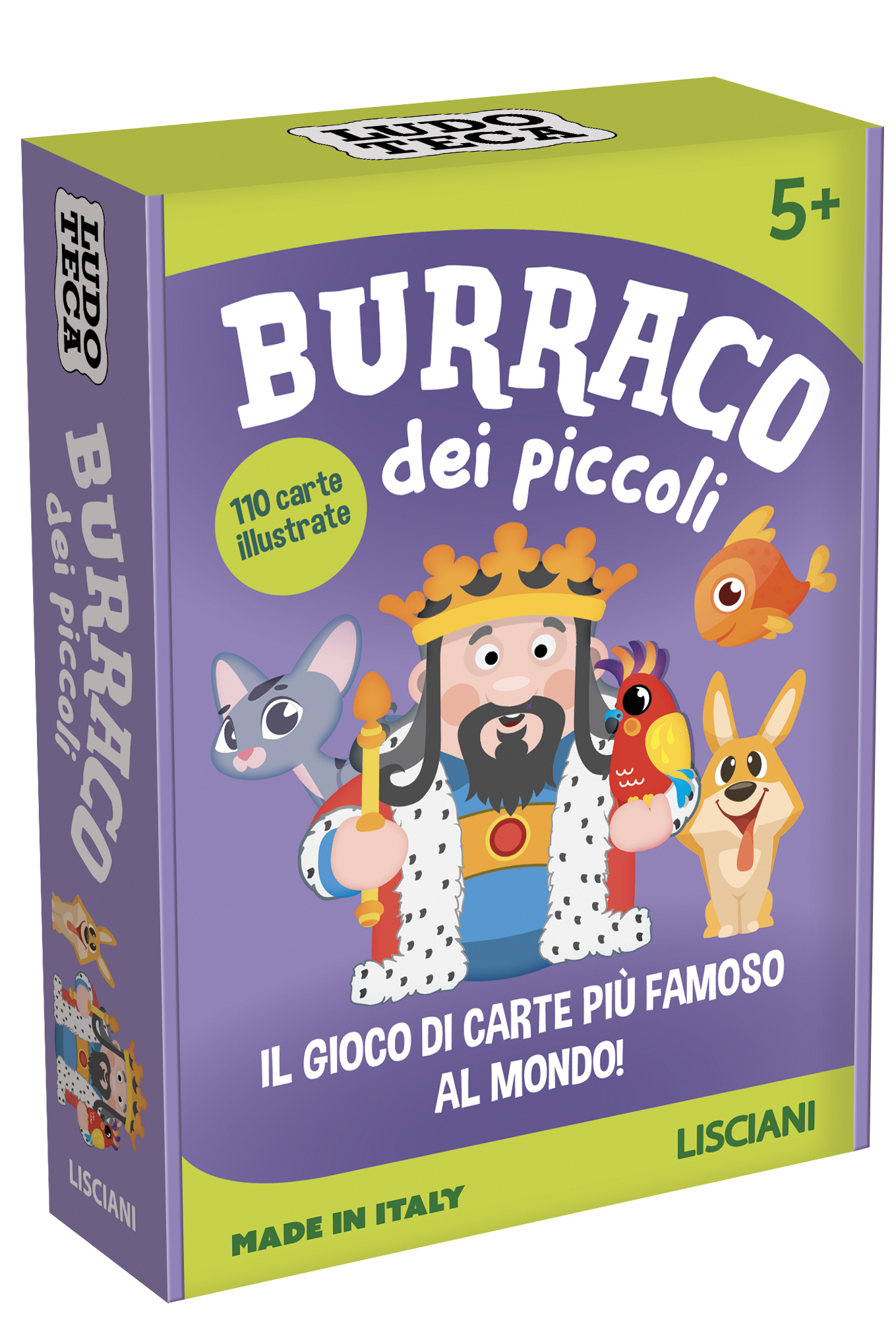 Lisciani Ludoteca Burraco dei Bambi carte da gioco per bambini