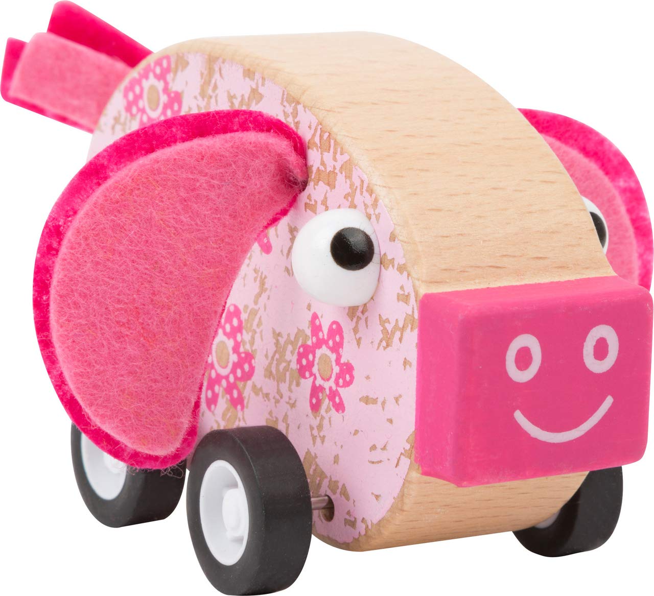 Smallfoot 11151 maialino a trazione giocattolo in legno