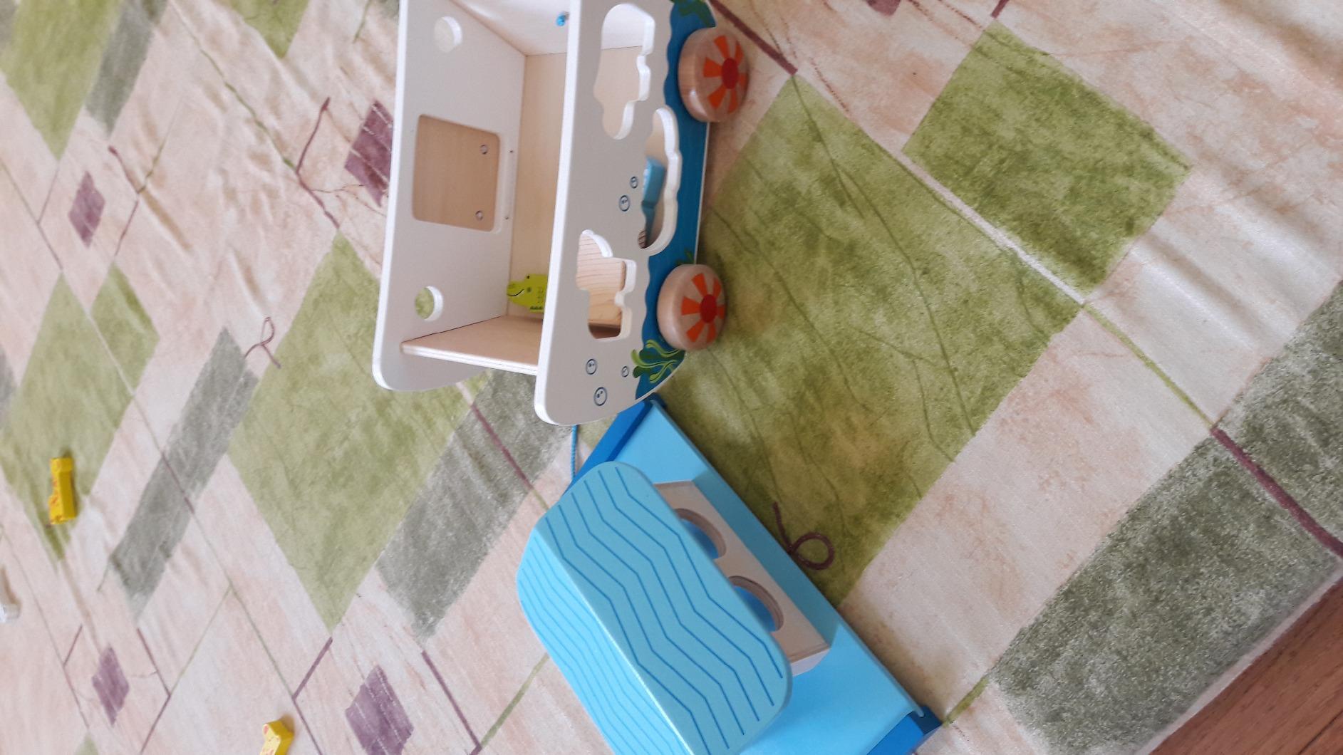 Hape Arca di Noè Gioco in Legno con Animali Multicolore
