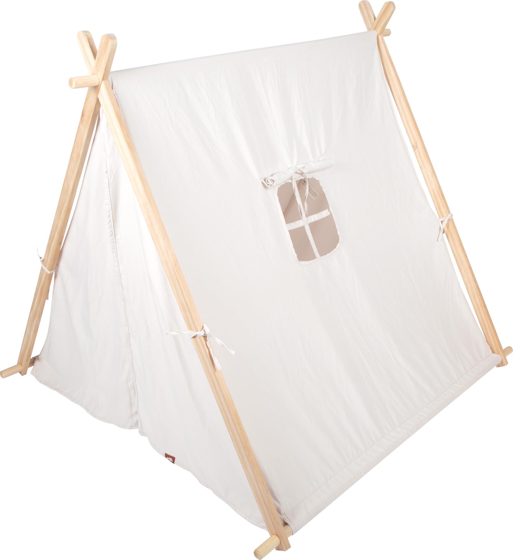 smallfoot 12761 tenda da gioco indoor legno stoffa 2 anni