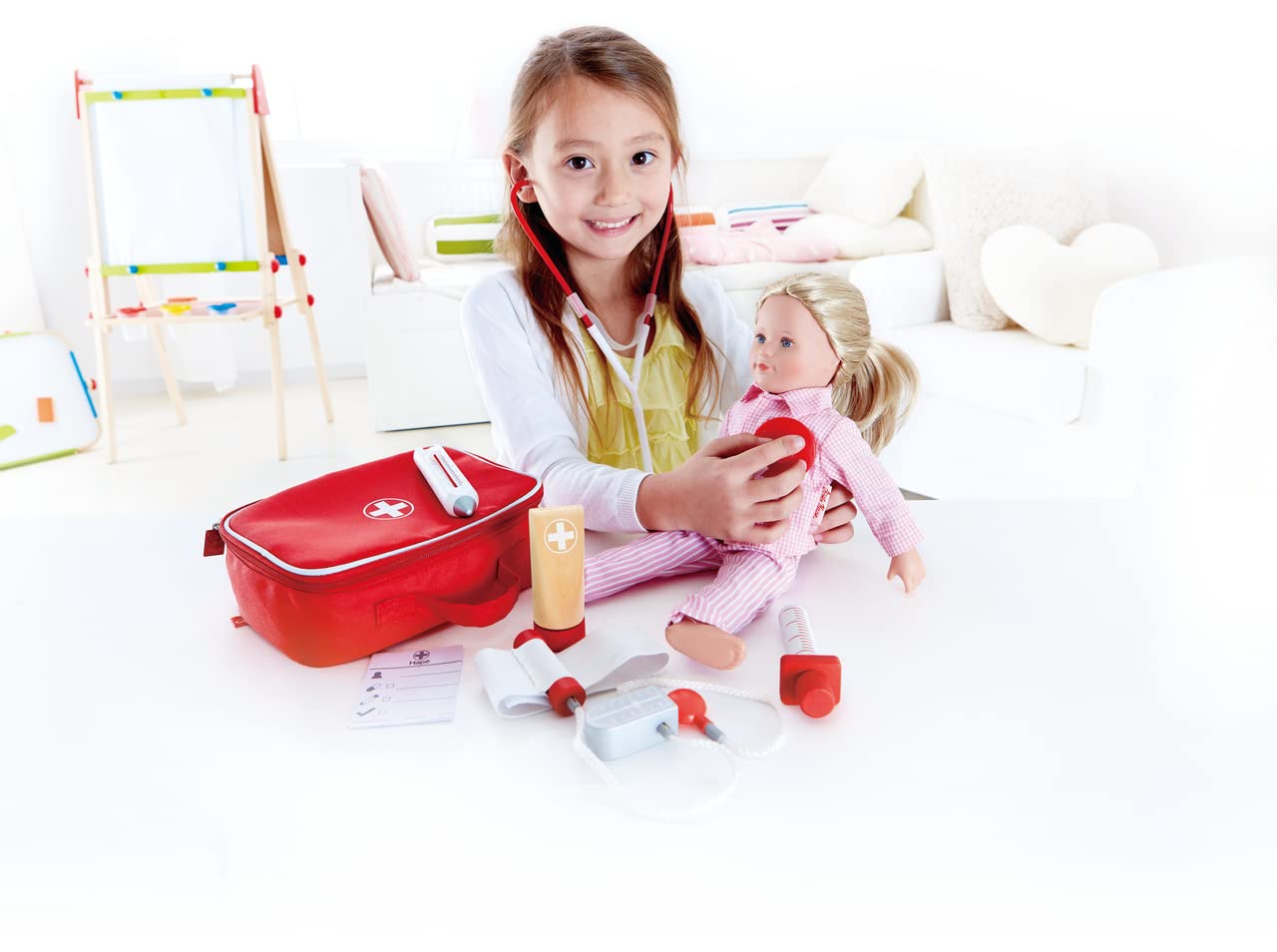 Hape Set del Dottore valigetta giocattolo con stetoscopio
