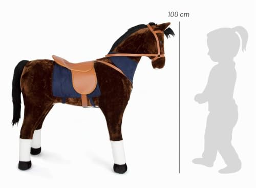 smallfoot 11179 cavallo cavalcabile con sella e suoni