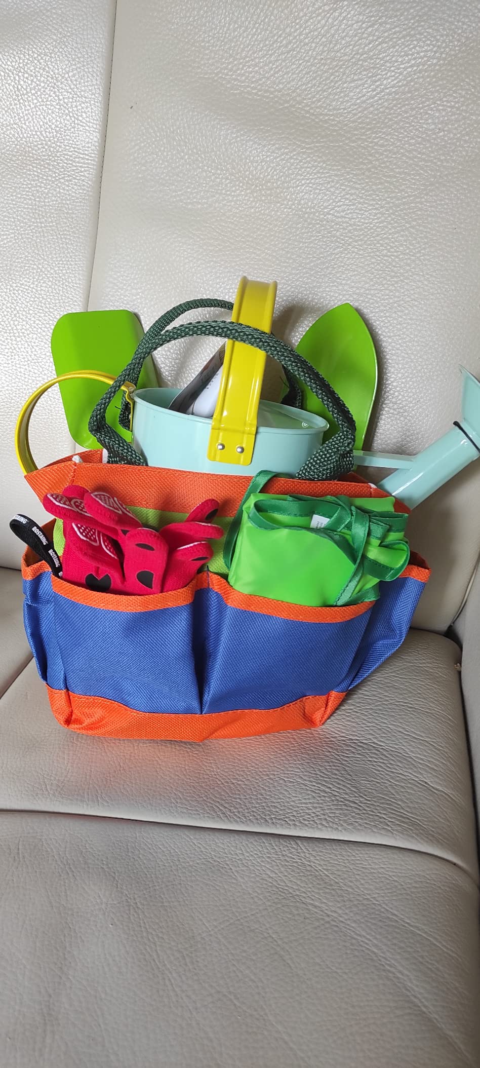 smallfoot 12015 borsa da giardino bambini con attrezzi