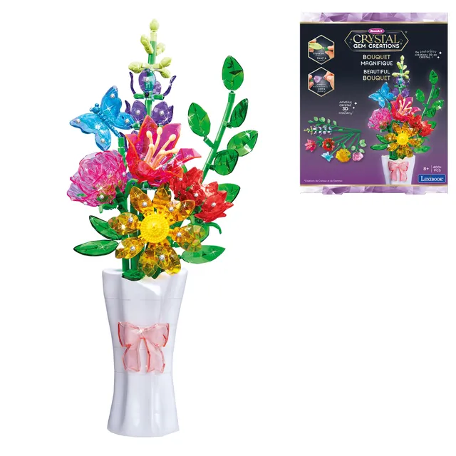 Lexibook CRSS57 kit bouquet gemme cristallo multicolore