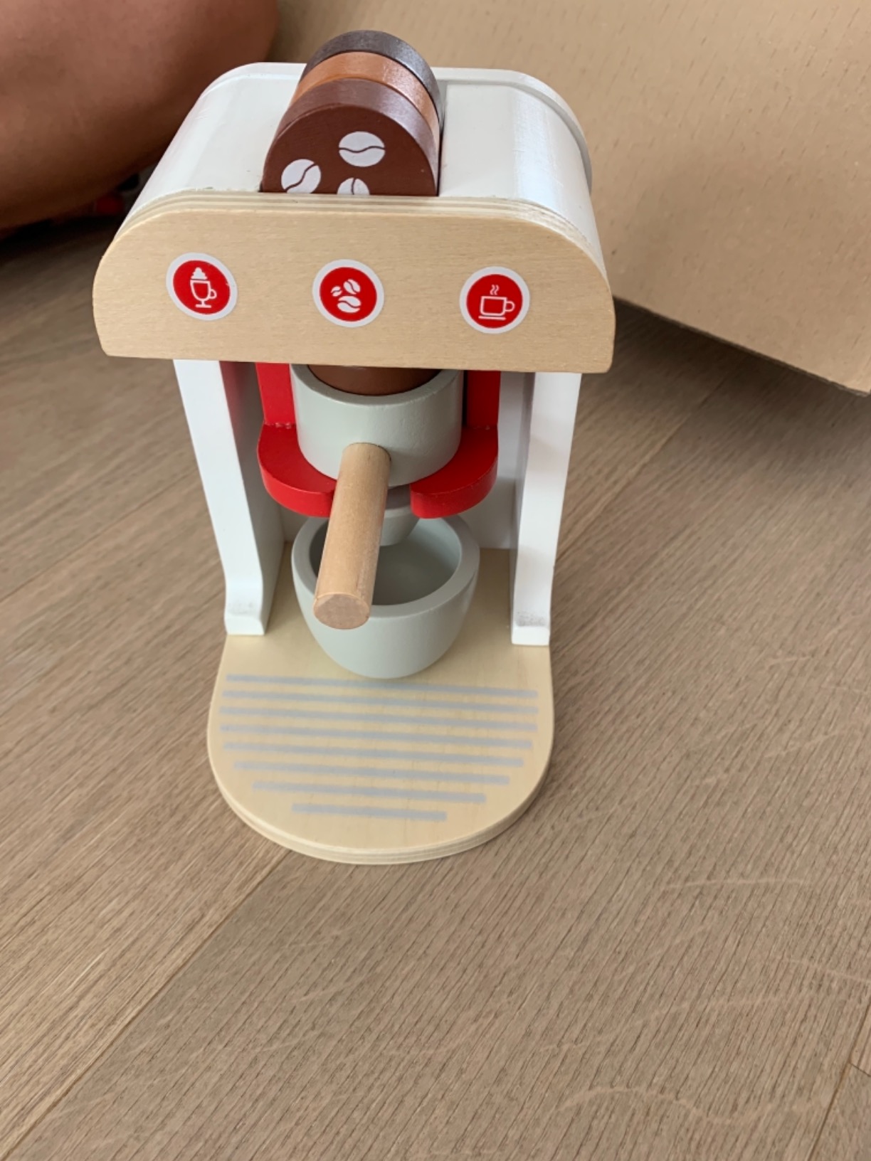 smallfoot set utensili cucina legno tostapane mixer 3 pezzi