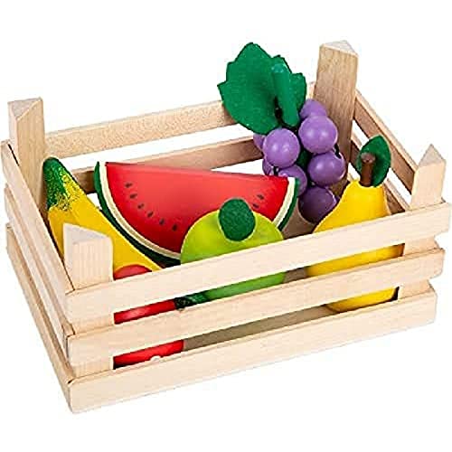 smallfoot 11755 Frutta negozietto gioco legno 3 anni cassetta