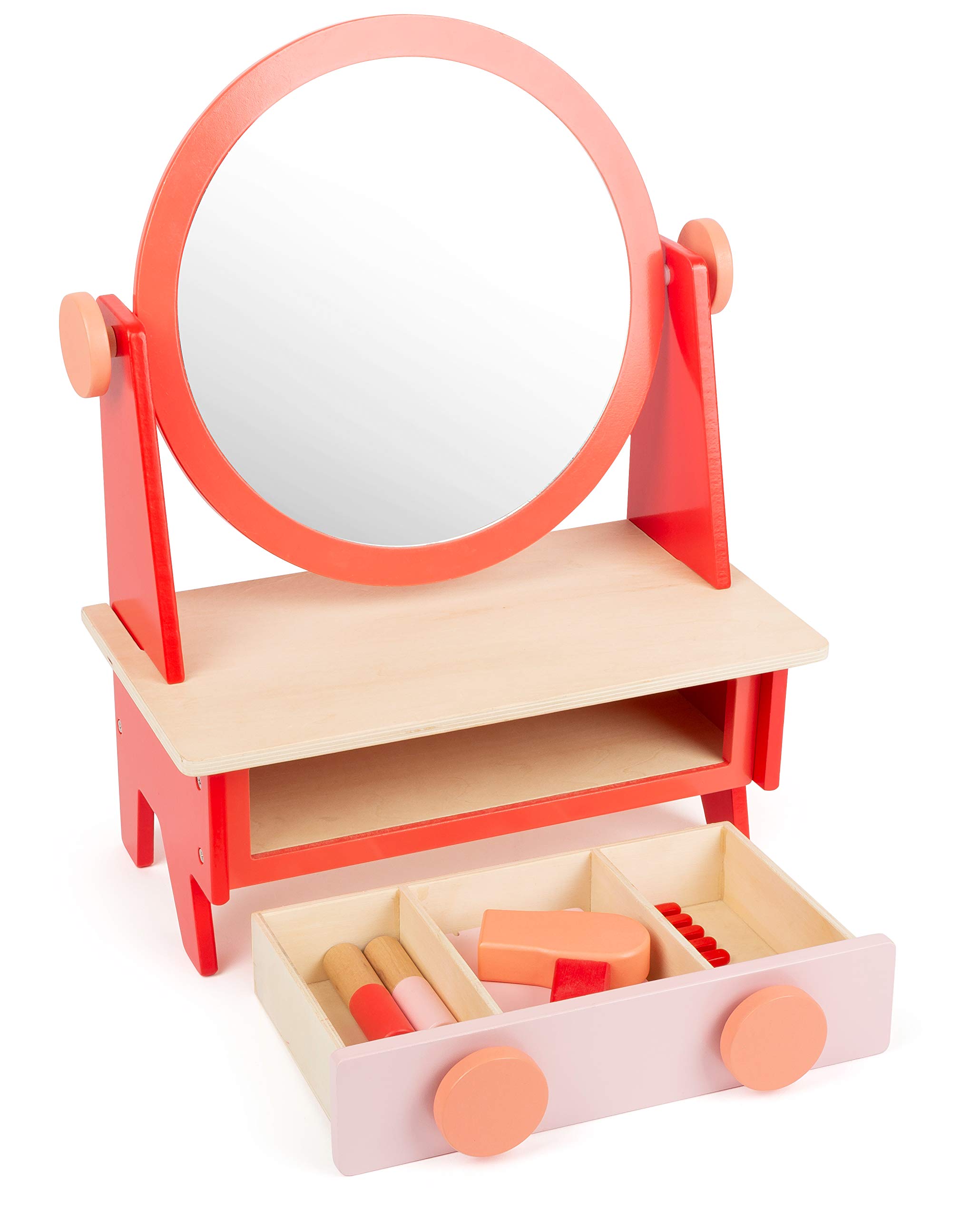 smallfoot Valigetta trucco e parrucco retrò in legno