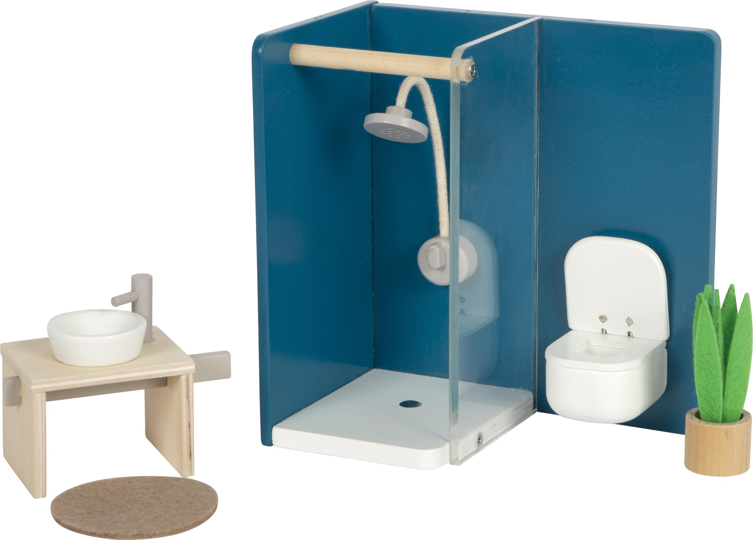 smallfoot 12630 mobili casa bambole bagno legno