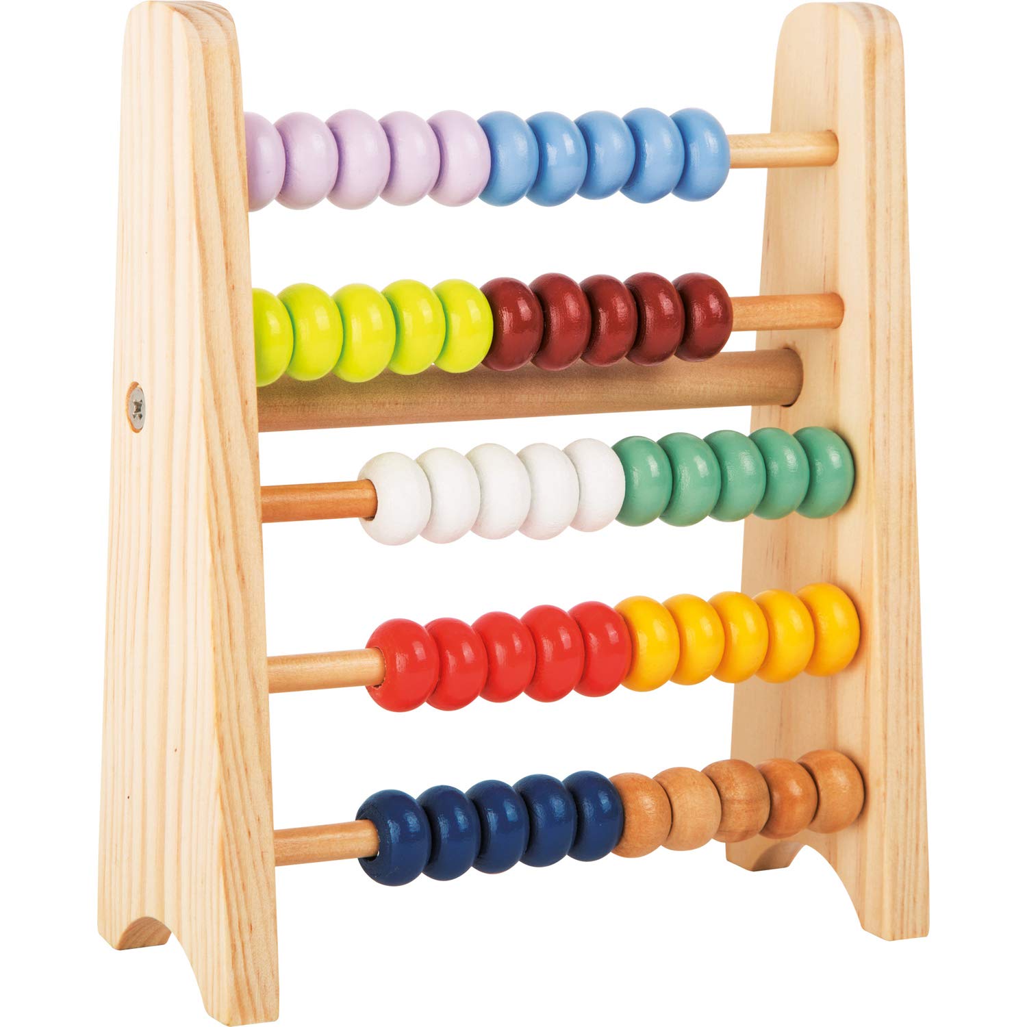 smallfoot Educare 11168 regolo calcolatore legno 50 perline viaggio