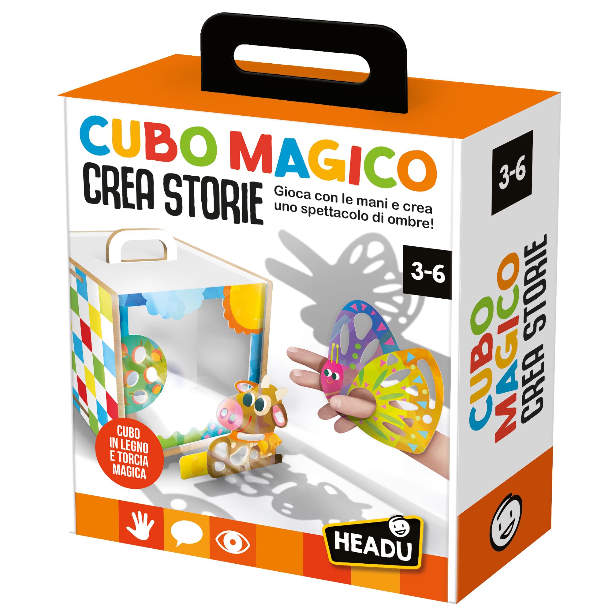 Headu Cubo Magico Crea Storie gioco ombre 3-6 anni