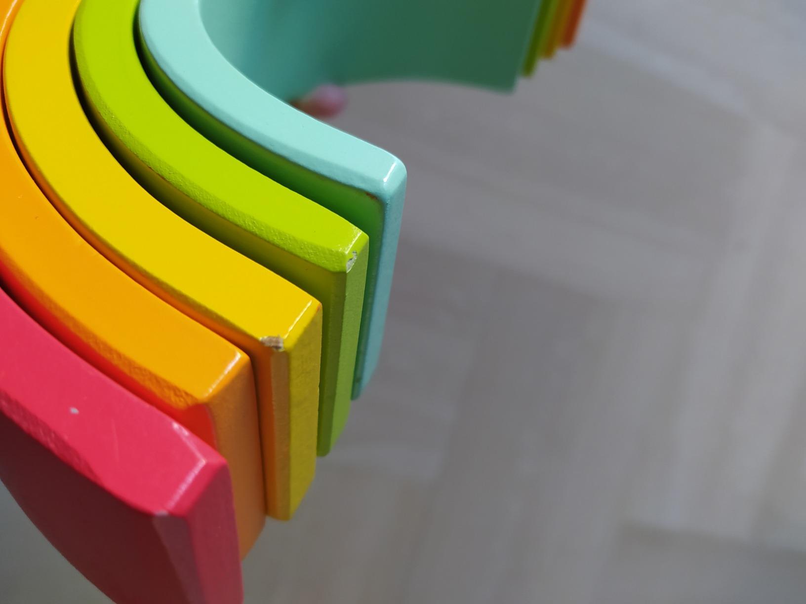 smallfoot Arcobaleno Grande costruzioni legno impilabile