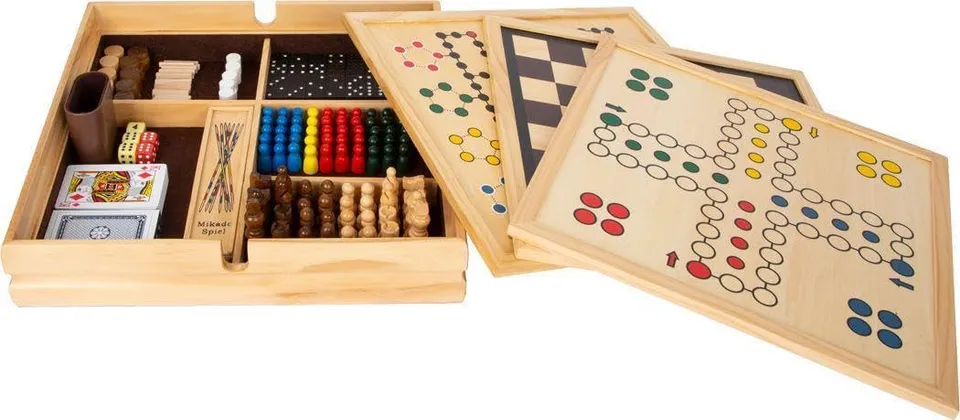 smallfoot 11753 raccolta 20 giochi da tavolo legno dai 6 anni