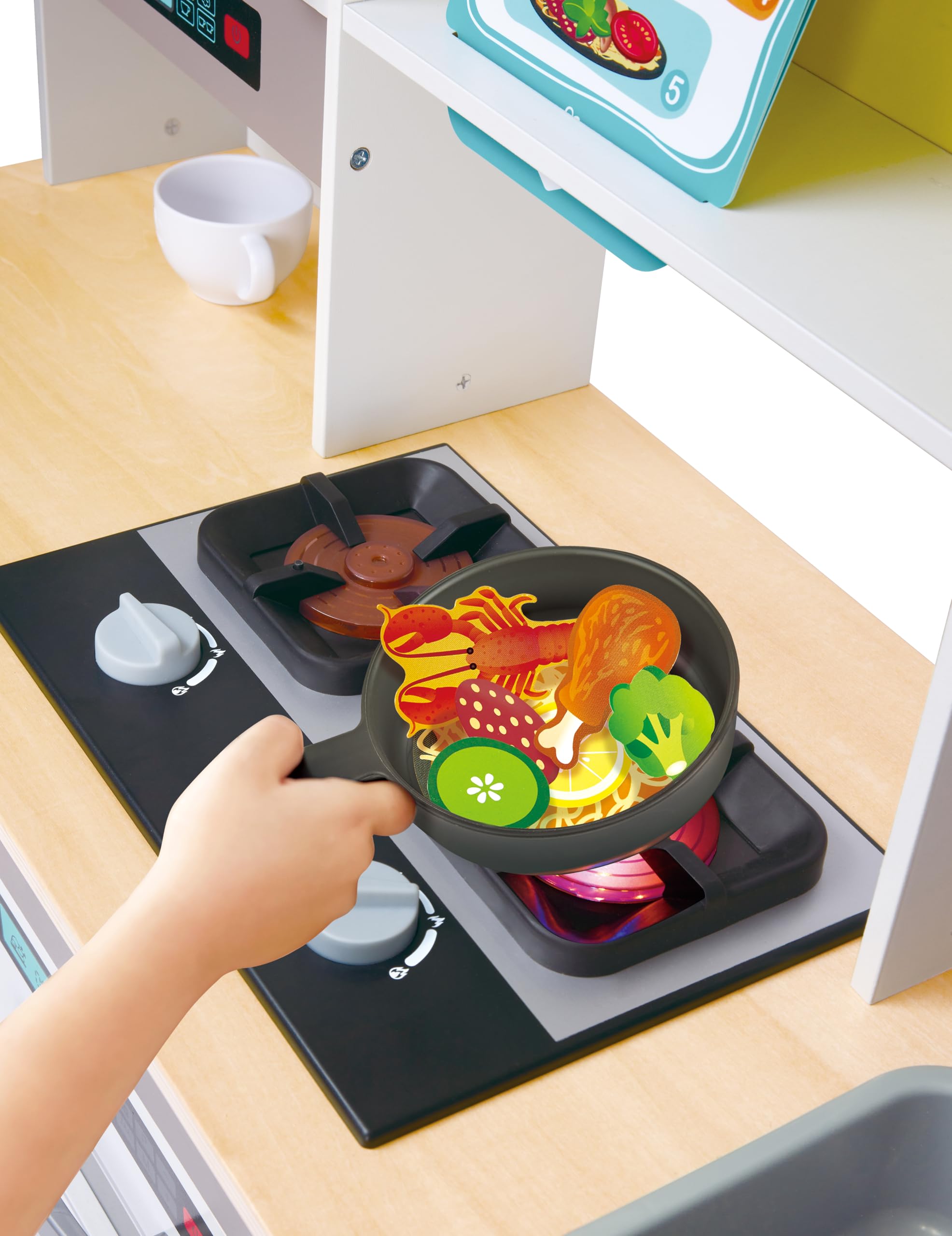 Hape Deluxe E3177 cucina gioco legno microonde