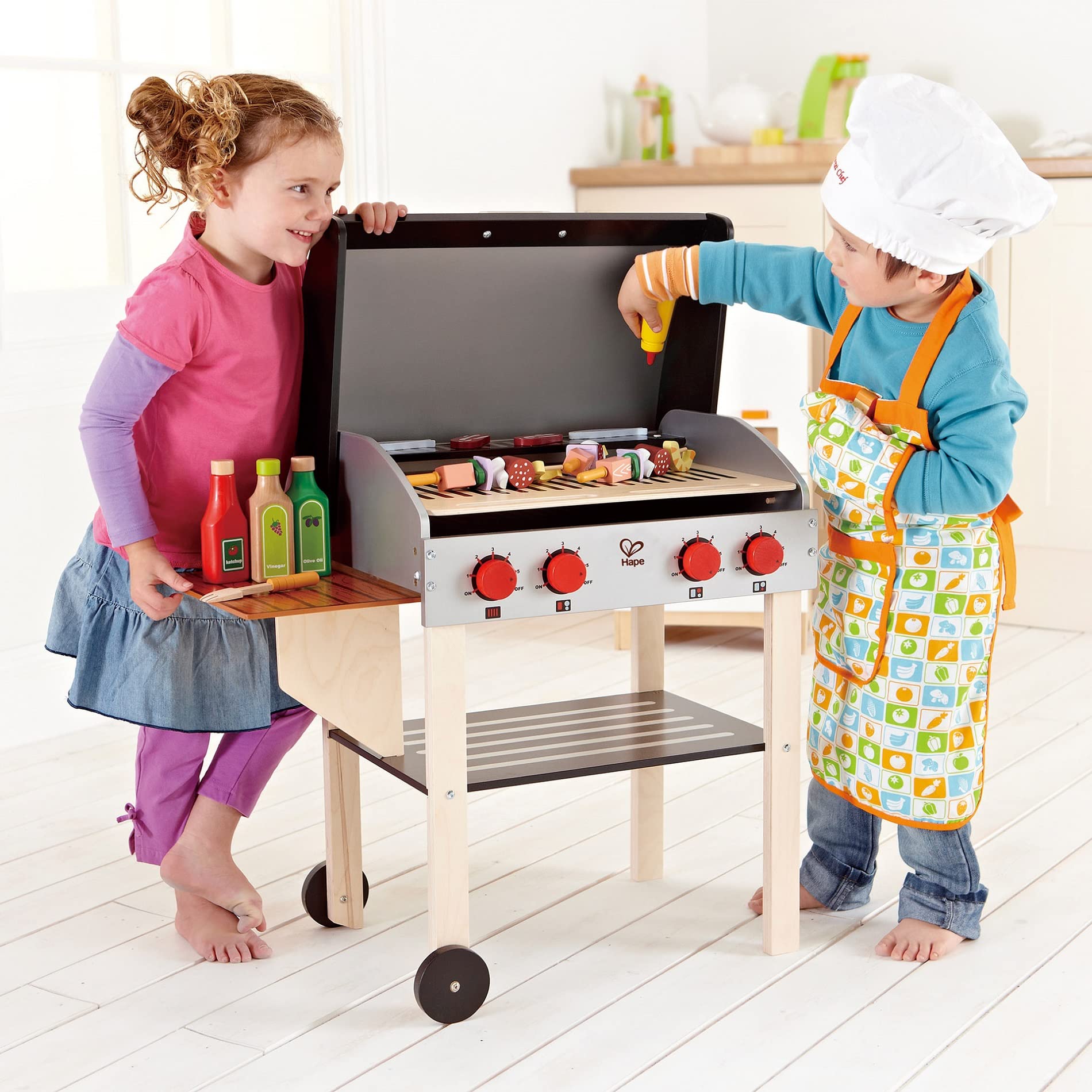 Hape E3127 Griglia del Buongustaio barbecue in legno