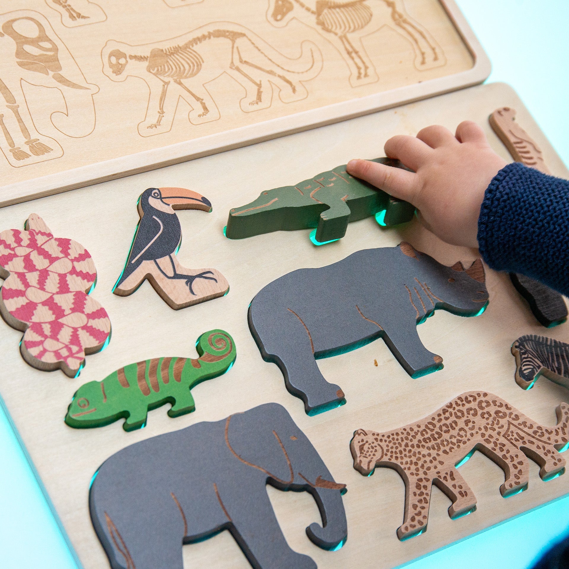 Tickit Safari Animal Layer Puzzle puzzle legno animali