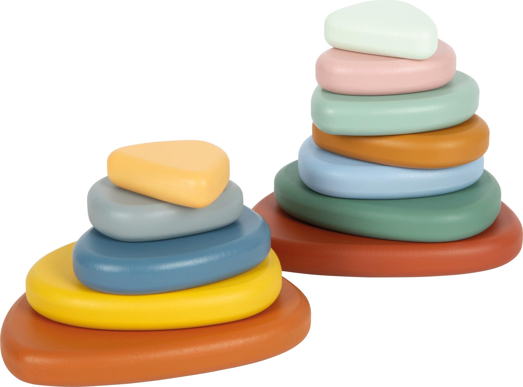 smallfoot 12759 pietre equilibrio in legno 12 pezzi montessori