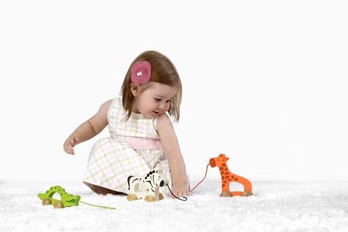 Hape Giraffa Spingi&Tira trainabile in legno dai 12 mesi