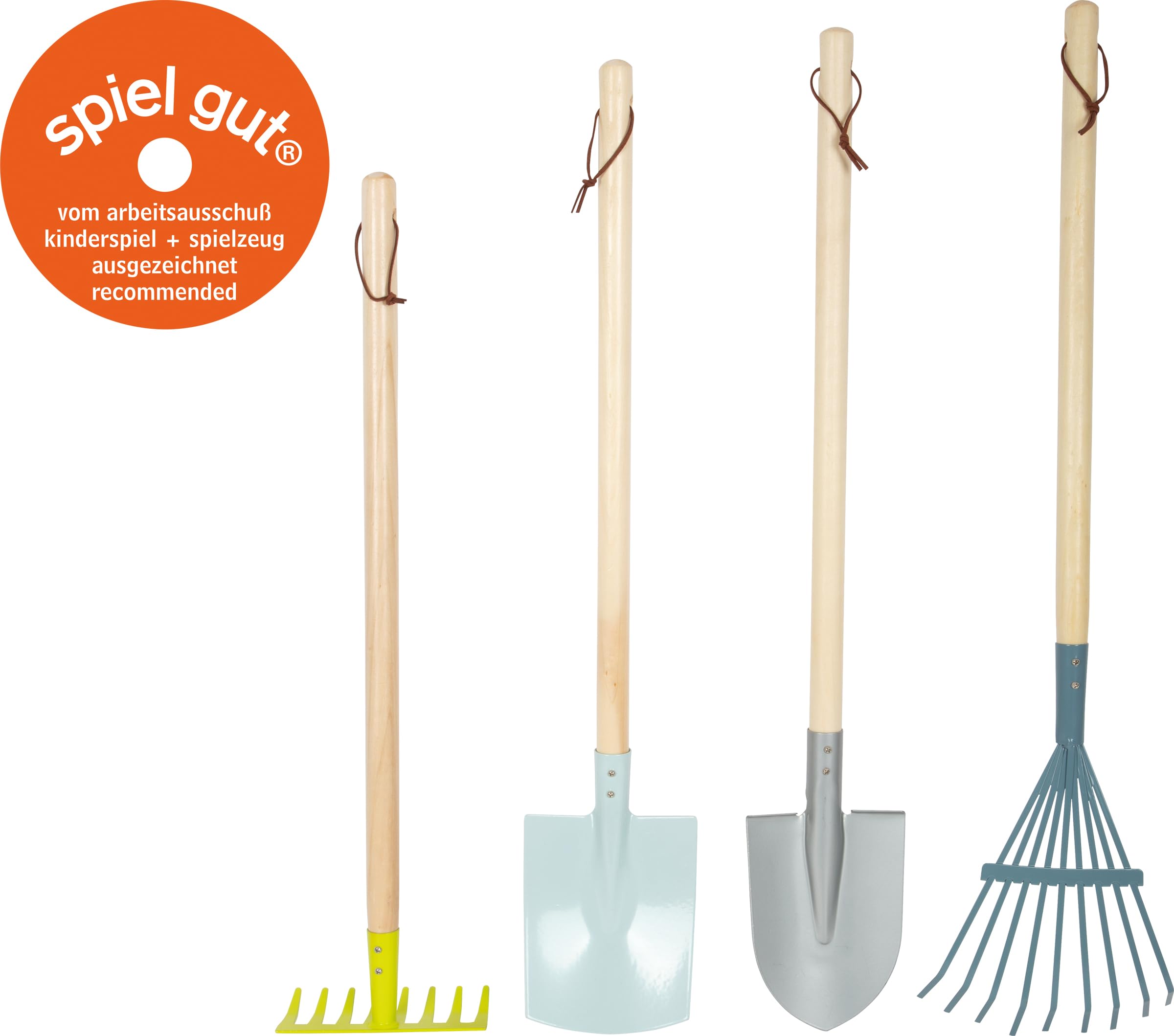 smallfoot 12389 set attrezzi giardino bambini metallo legno