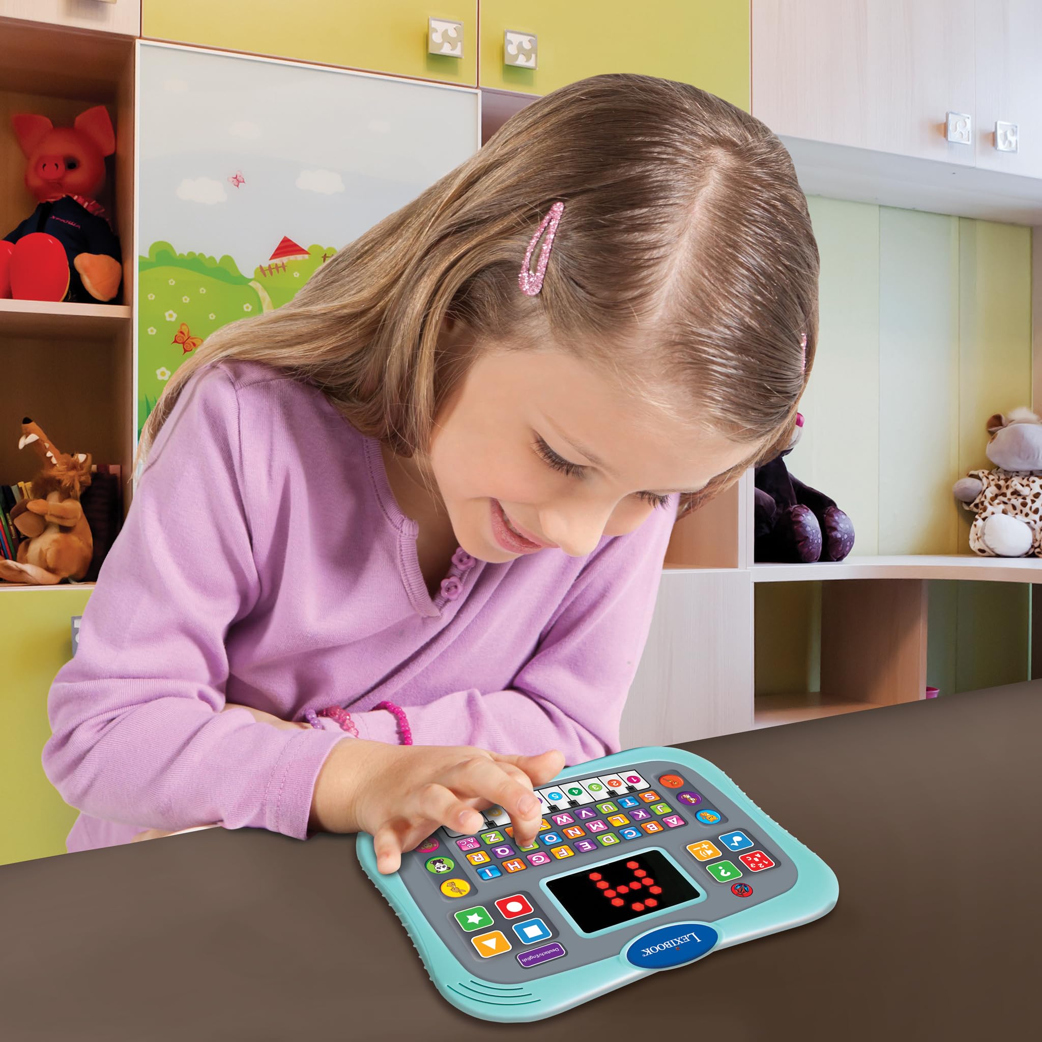 Lexibook JCPAD007i3 Tablet Parlante Blu Inglese Tedesco