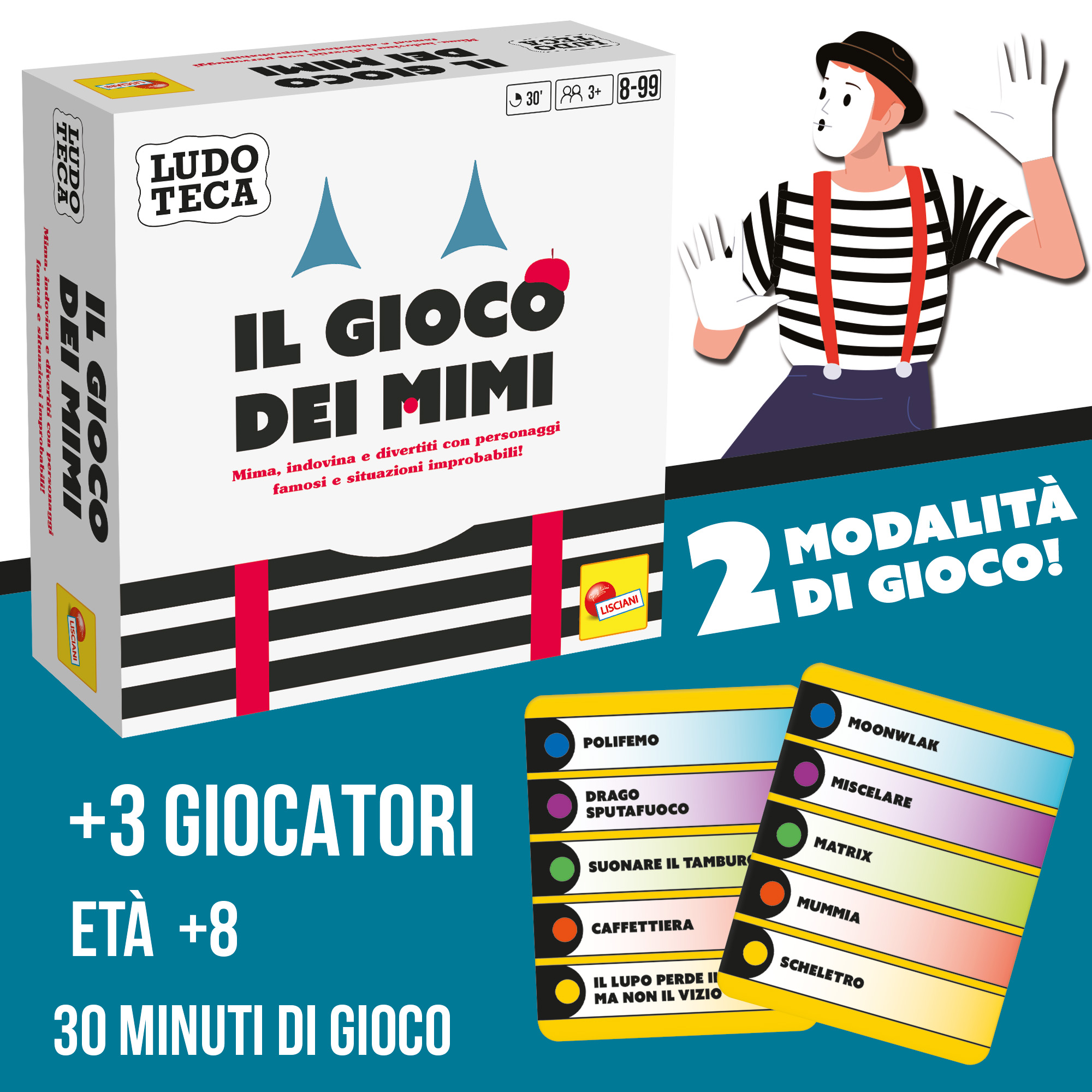 Lisciani Ludoteca Pocket Il Gioco dei Mimi Gioco per Bambini