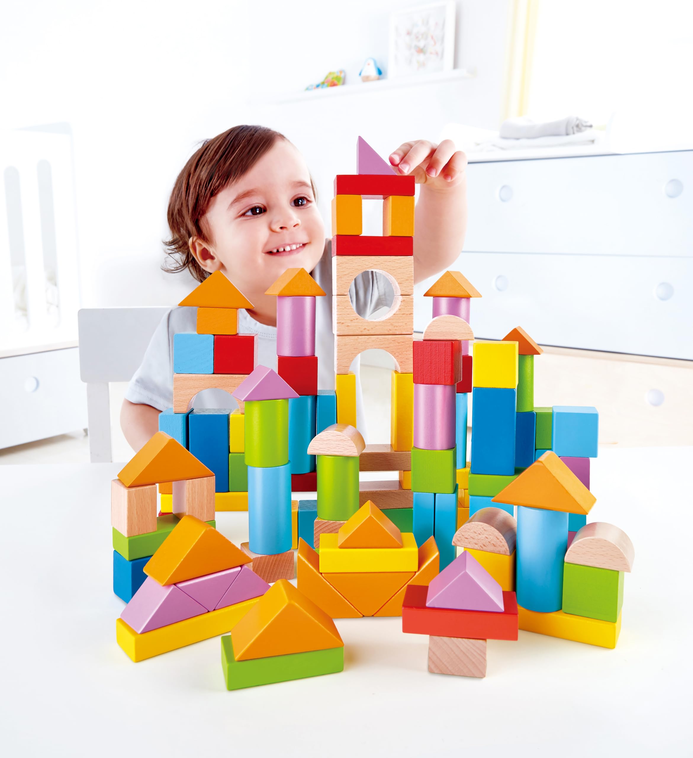 Hape Fantastici Blocchi E8247 Costruzioni Legno 101 Pezzi