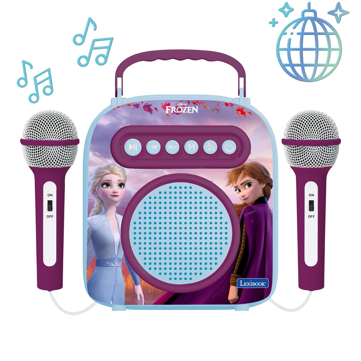 Lexibook Frozen BTC050FZ altoparlante karaoke con microfono