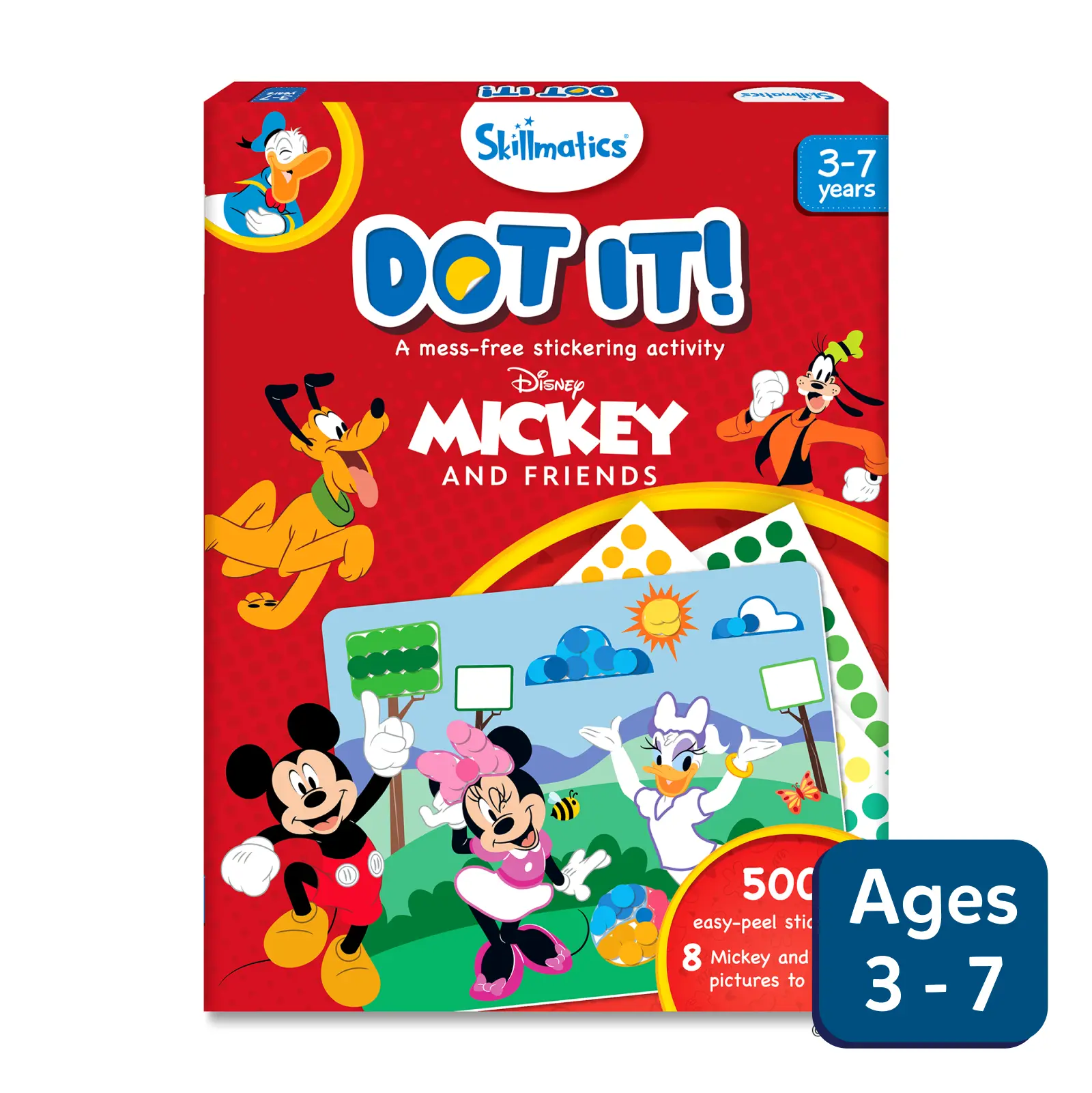 Skillmatics Dot it Mickey and Friends sticker art 3-7 anni