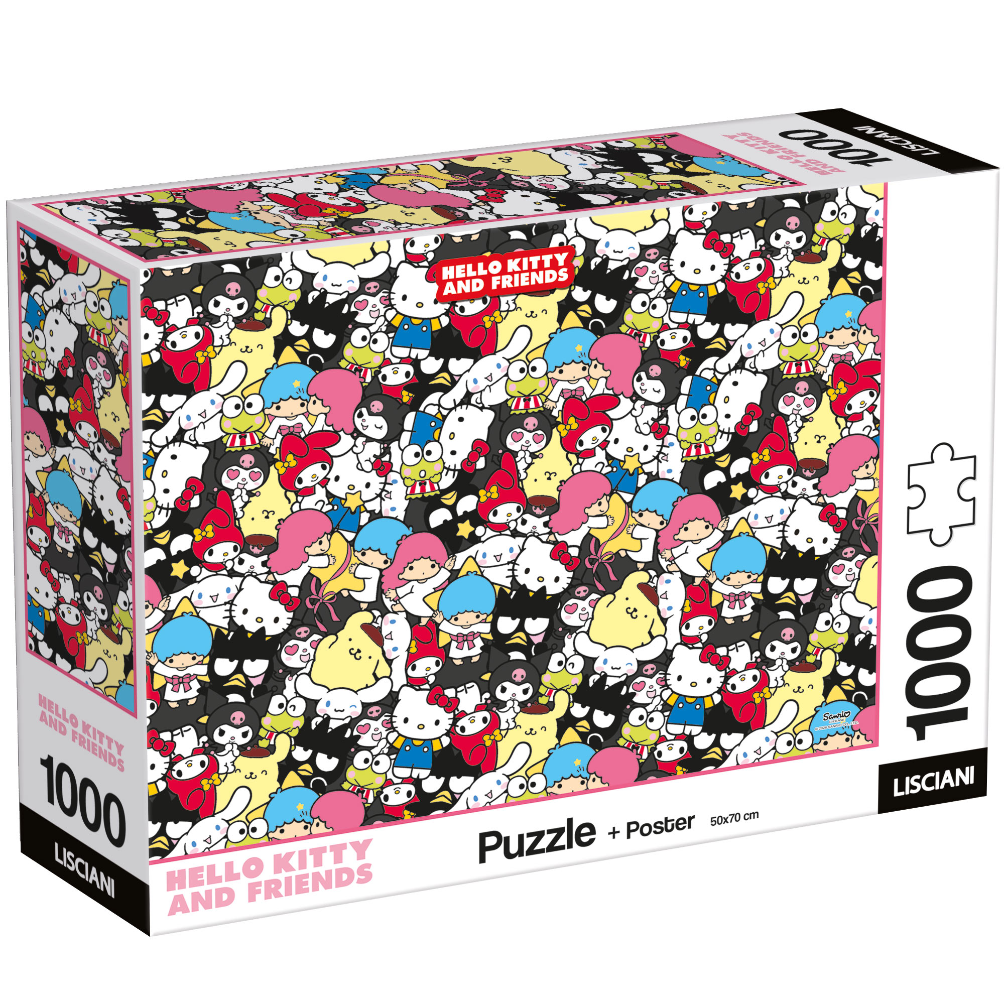 Lisciani Hello Kitty and Friends 1000 puzzle adulti grafica ufficiale