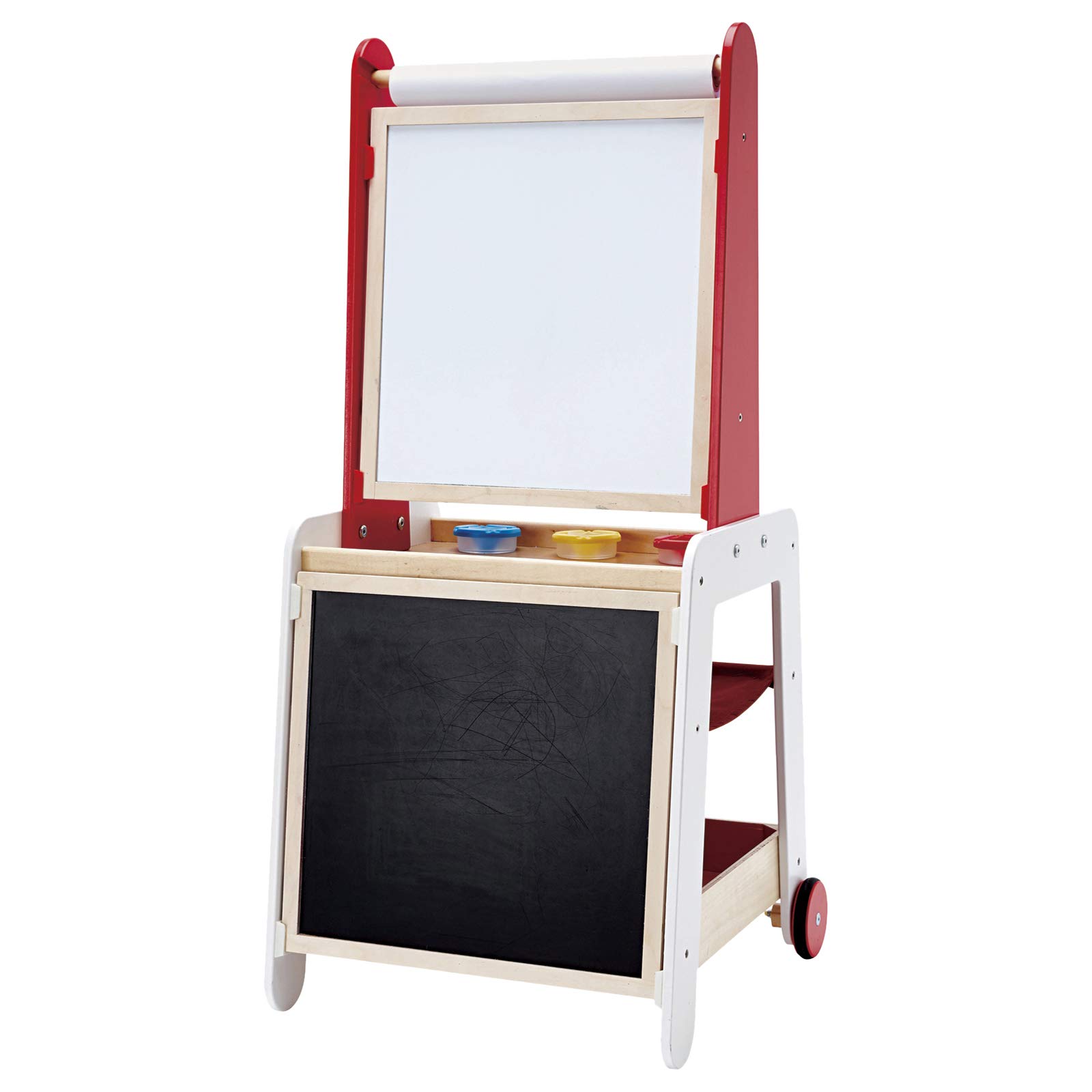 Hape E1055 lavagna bambini double-face con carrello