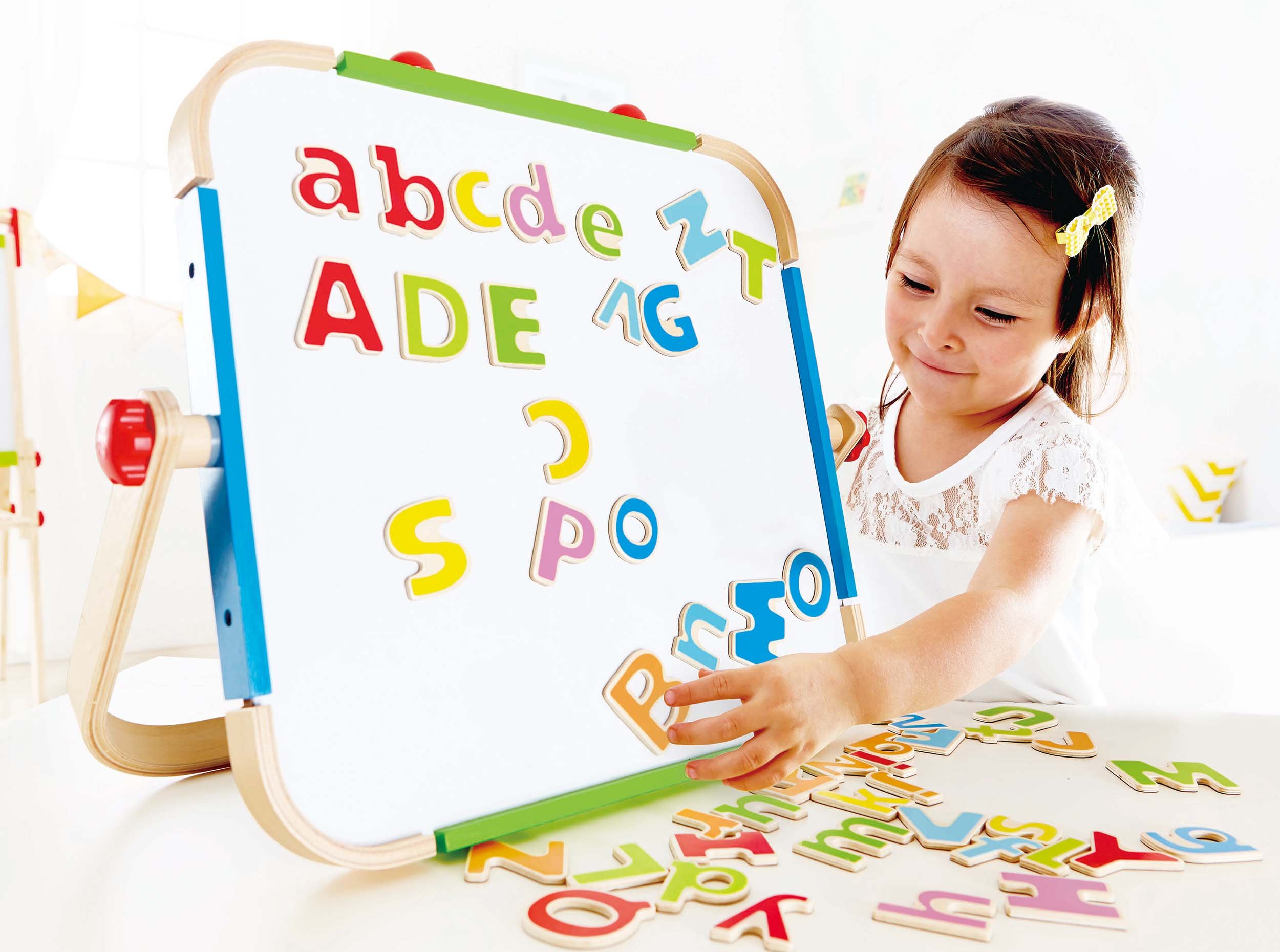 Hape E1047 lettere magnetiche abc multicolore