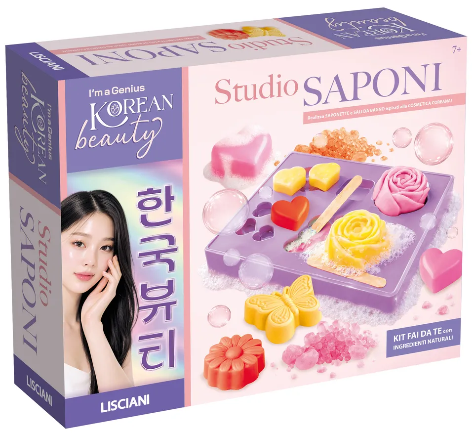 Lisciani I'm a Genius Korean Beauty Studio kit saponi