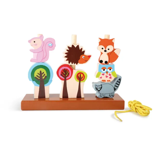 smallfoot 5872 gioco a incastro animali foresta legno