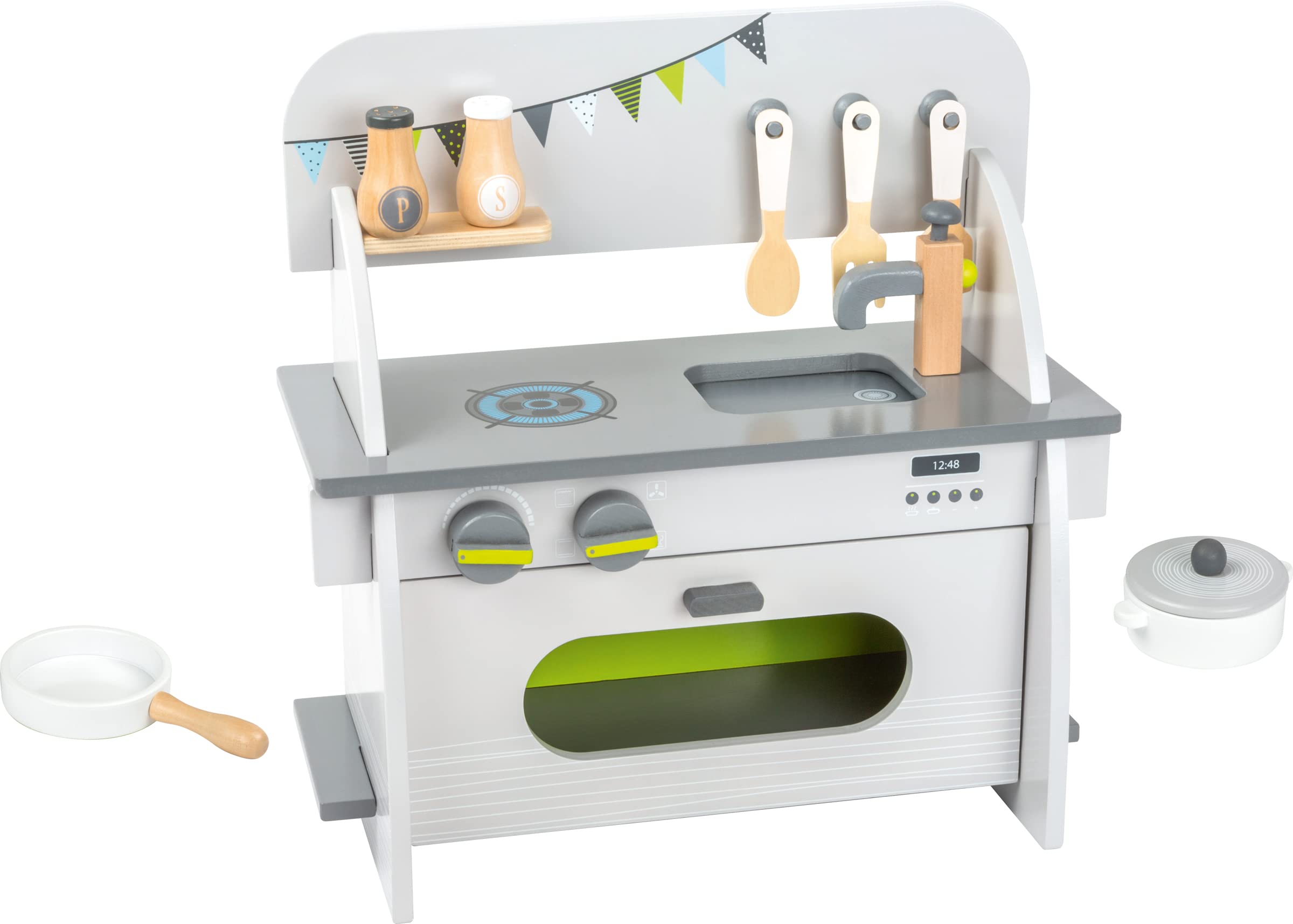smallfoot Cucina Compatta Cucina in Legno per Bambini 3 Anni