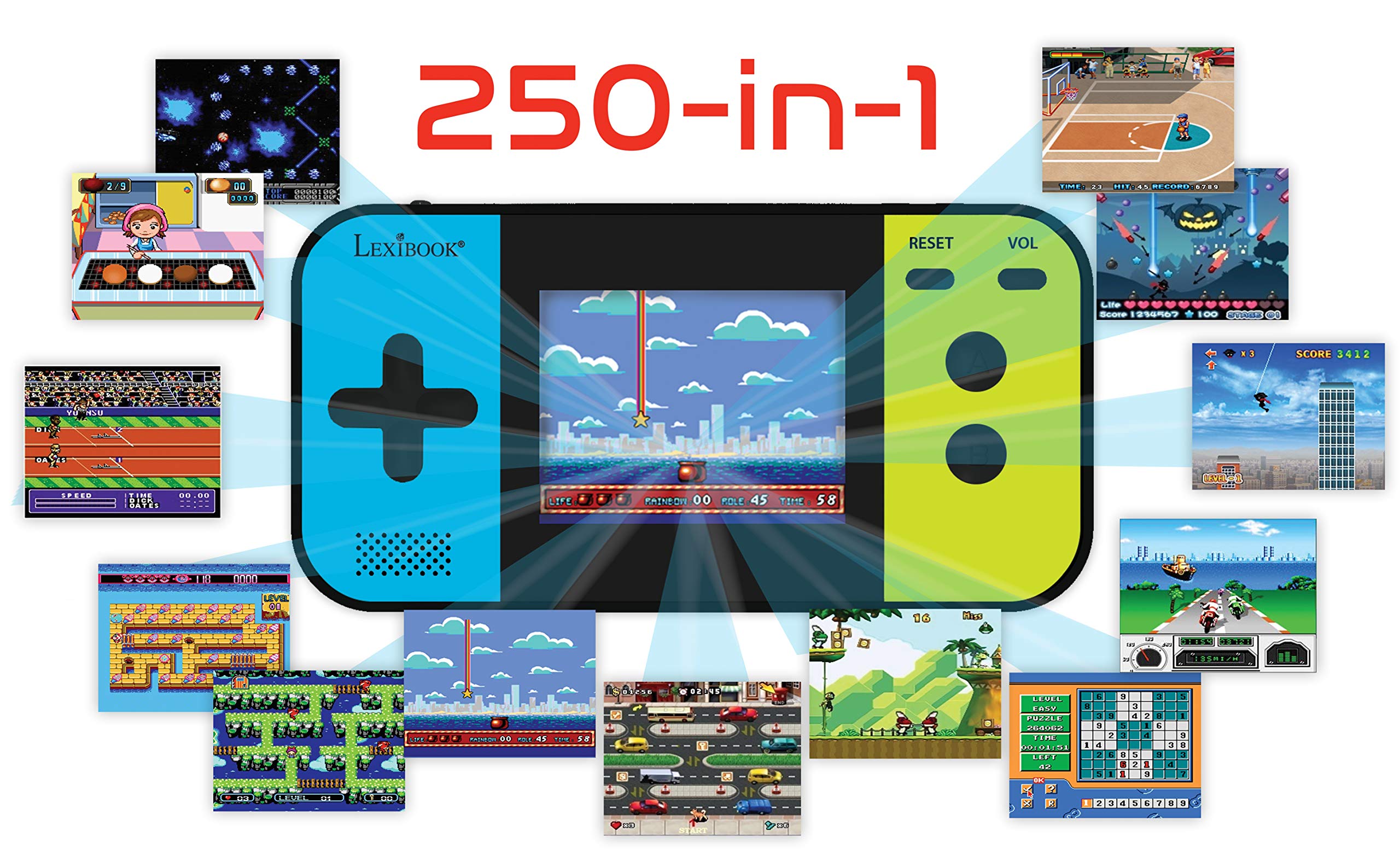 Lexibook JL2377 Cyber Arcade console 250 giochi