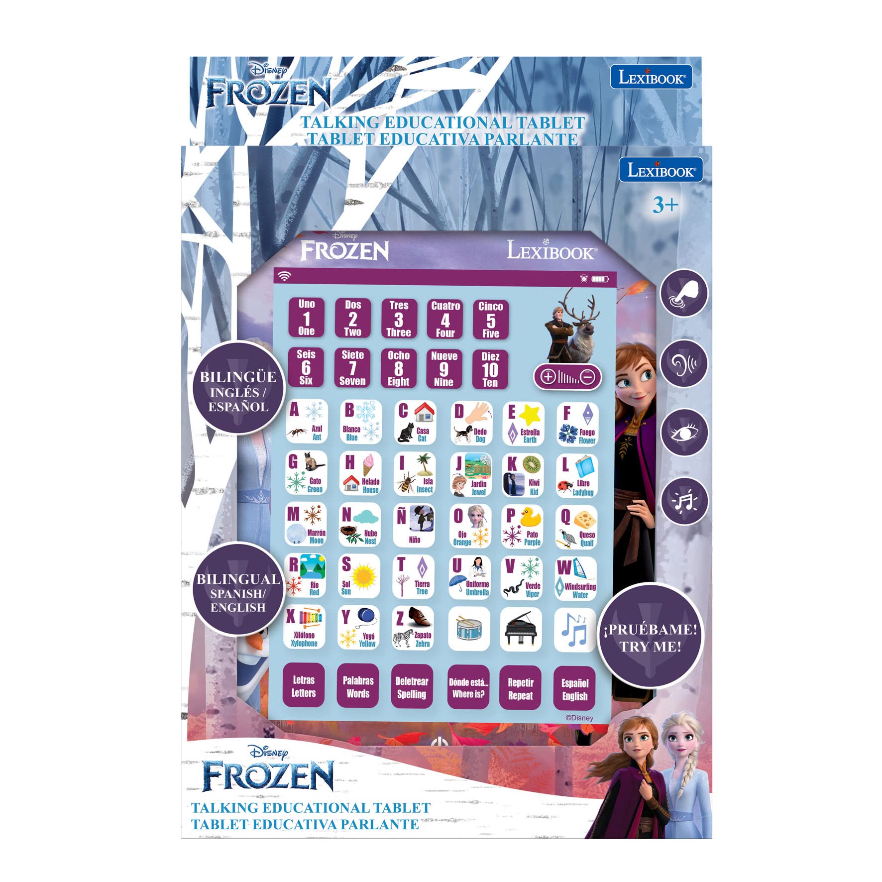 Lexibook Frozen JCPAD002FZi2 tablet educativo viola bilingue