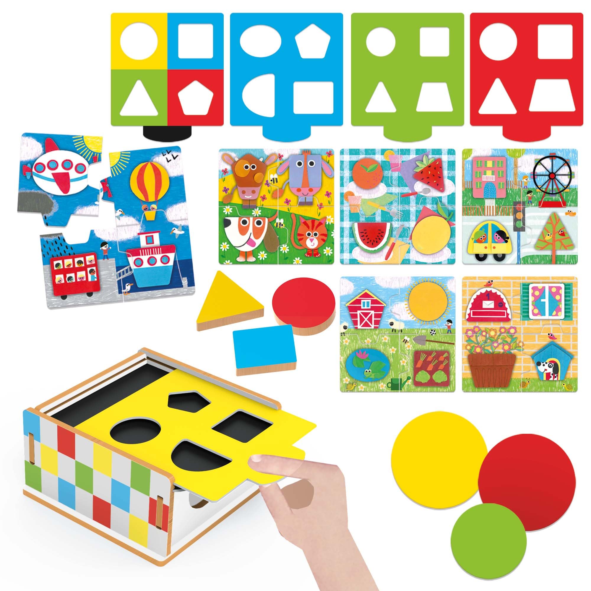 Headu Banchetto Sensoriale IT57182 gioco montessori vecchia versione legno