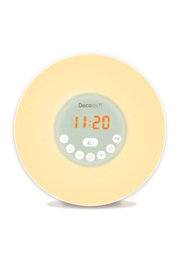 Lexibook Decotech RL998 radiosveglia alba con suoni natura