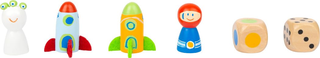 smallfoot Space Ludo gioco da tavolo in legno
