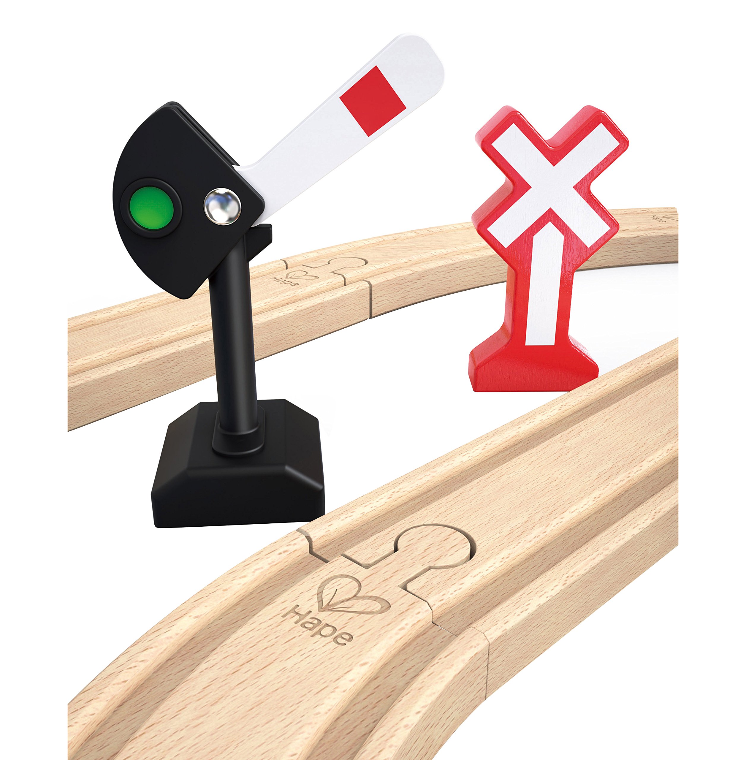 Hape E3724 set binari e segnali meccanici treno