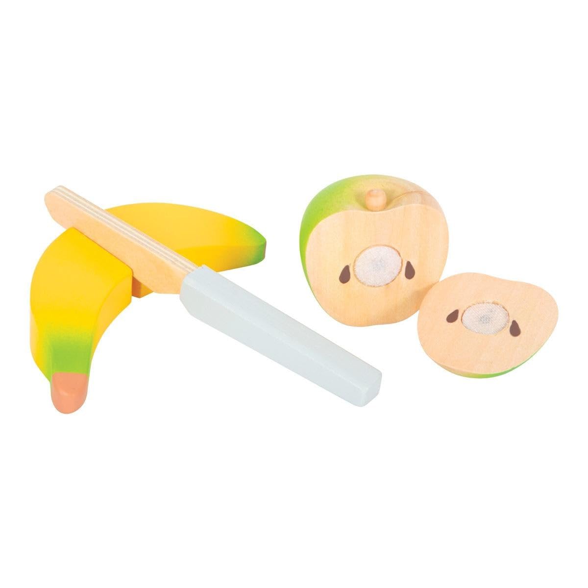 smallfoot 12331 fresh set pranzo da tagliare legno
