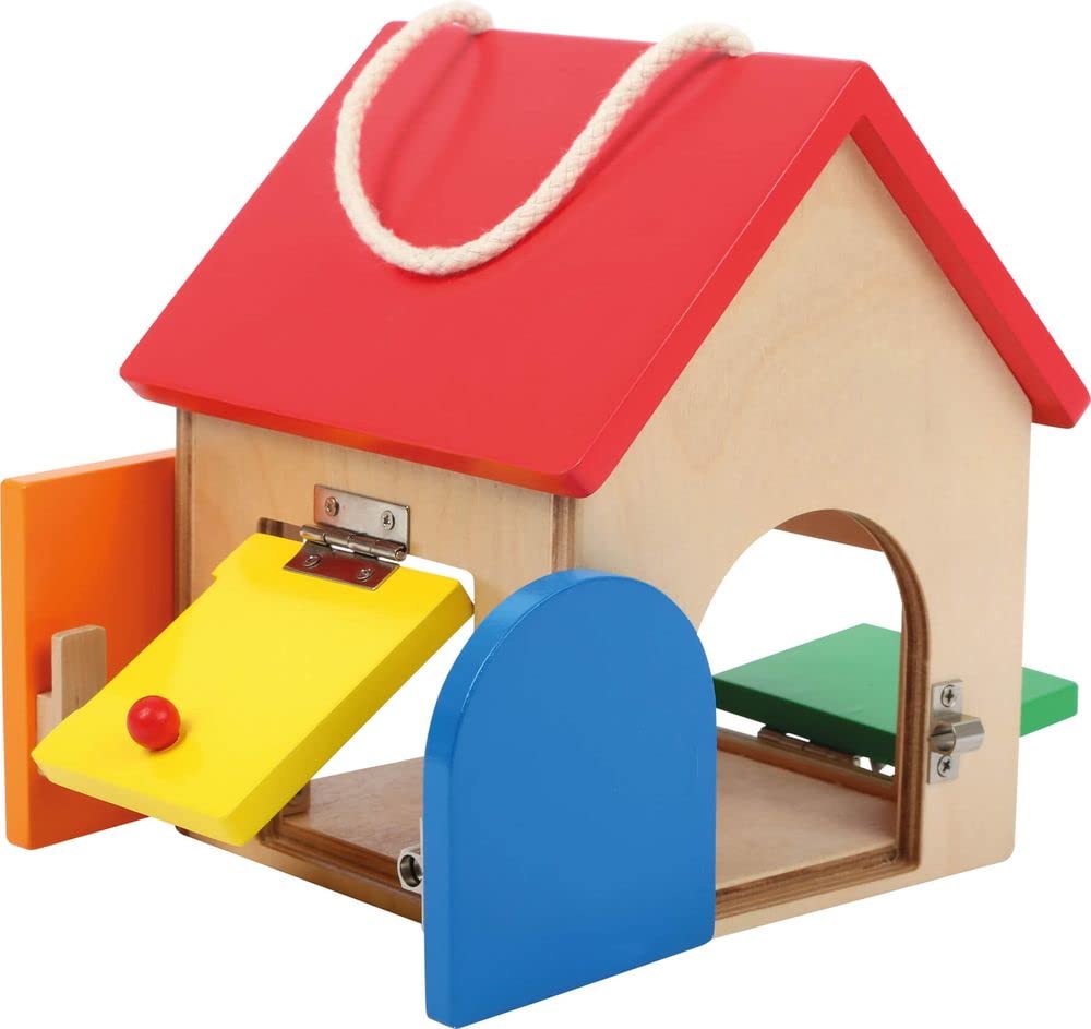 smallfoot 12090 castello compatto chiusure in legno