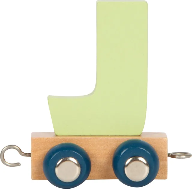 smallfoot Lettera Polare trenino legno lettera J decorazione