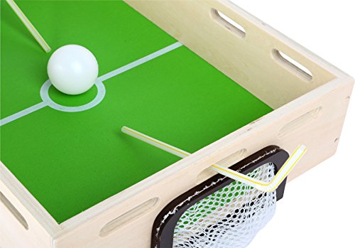 smallfoot 6409 palla da soffiare legno 2 giocatori