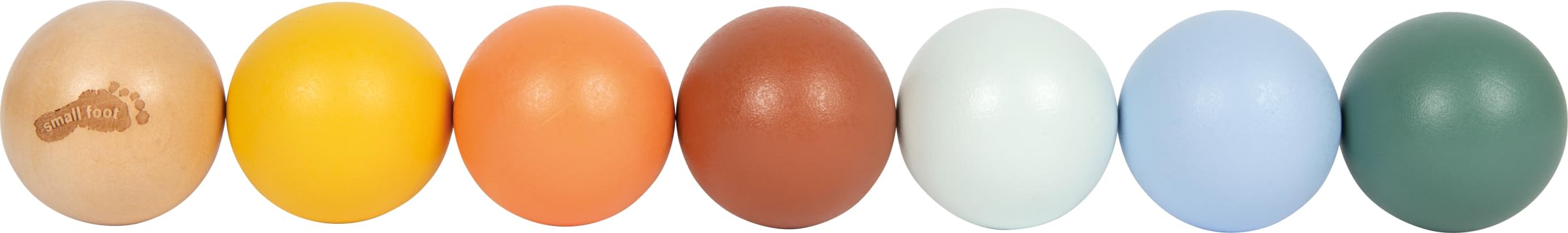 smallfoot Montessori 12815 gioco palline legno 14 pezzi