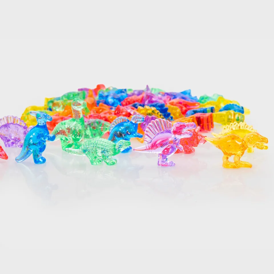 Tickit Translucent Colour Dinosaurs contatori 72 pezzi traslucidi