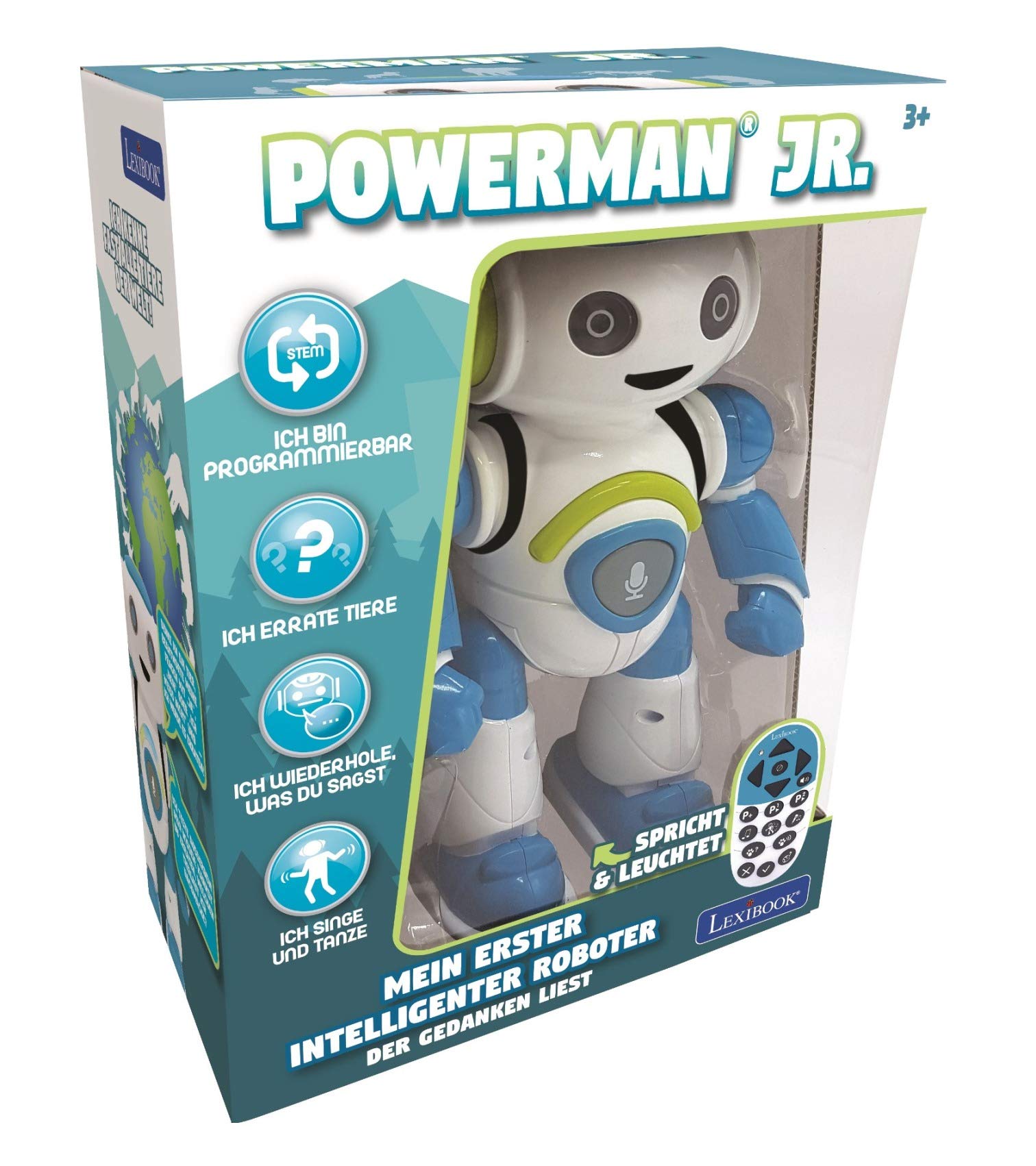 Lexibook Powerman Jr ROB20DE robot giocattolo verde blu