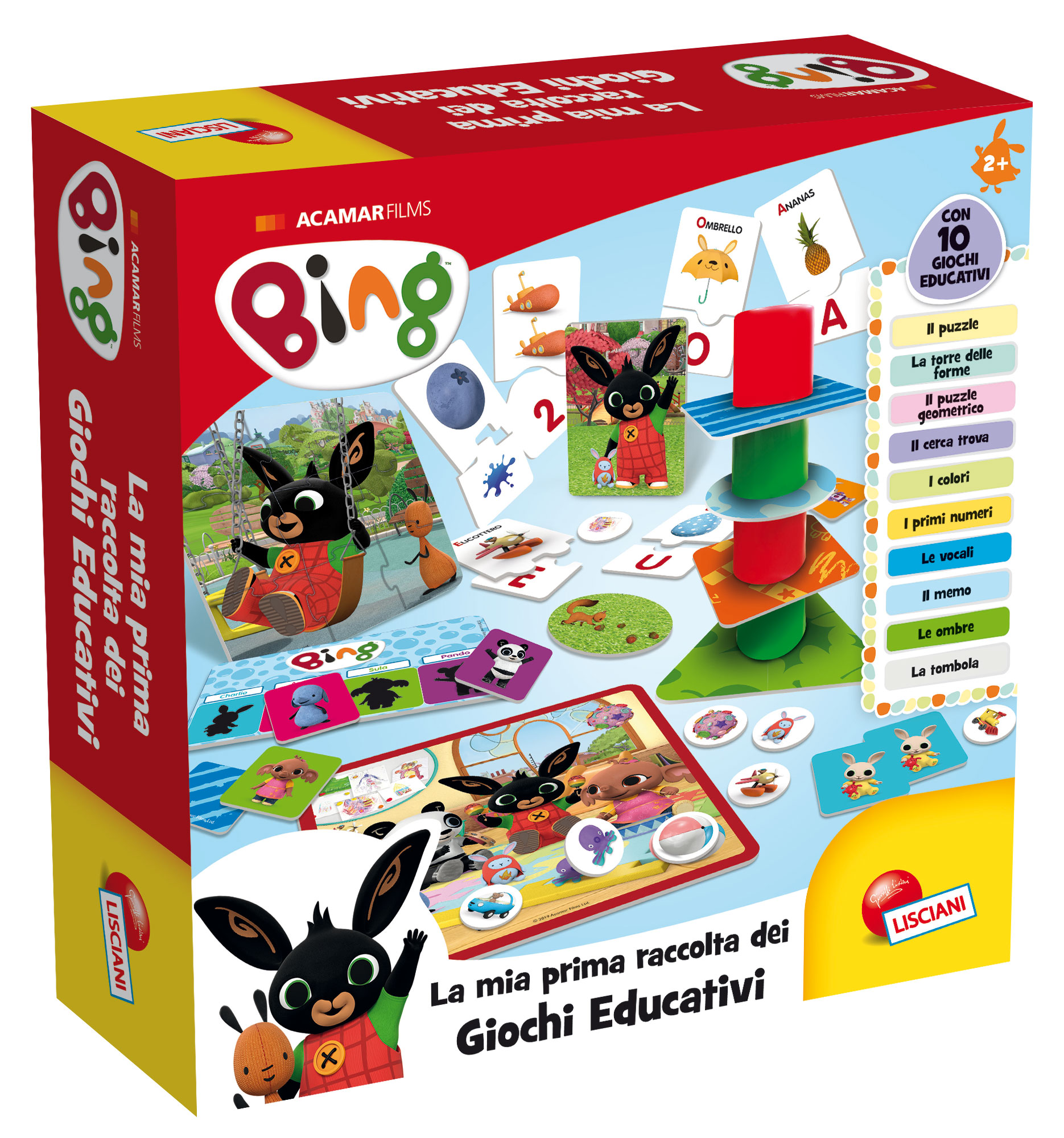 Lisciani Bing Raccolta Giochi Educativi Baby giochi prima infanzia