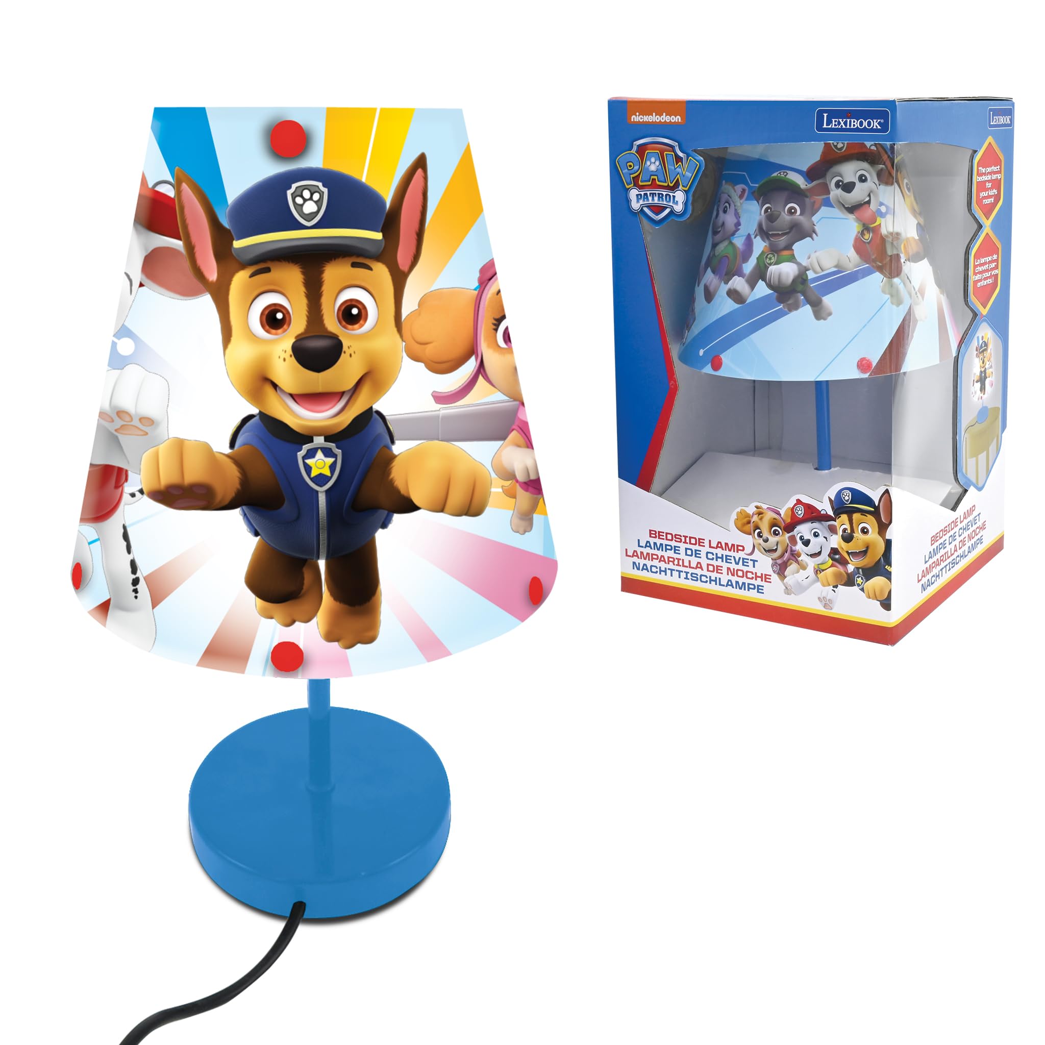 Lexibook LT010PA Paw Patrol lampada comodino bambini