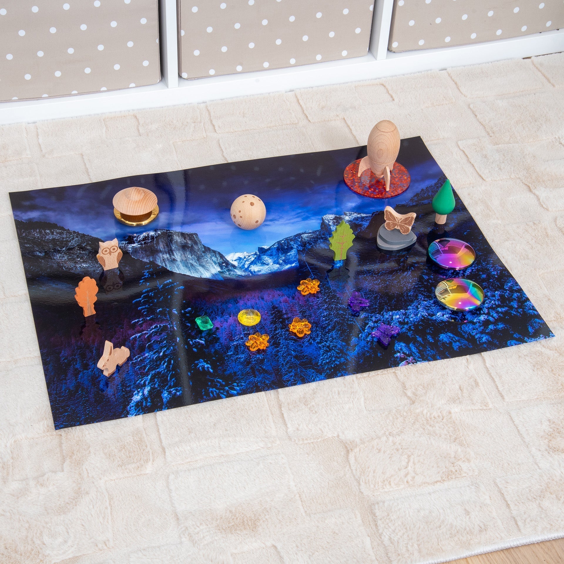 Tickit Discovery tappeto gioco A2 valle inverno poliestere